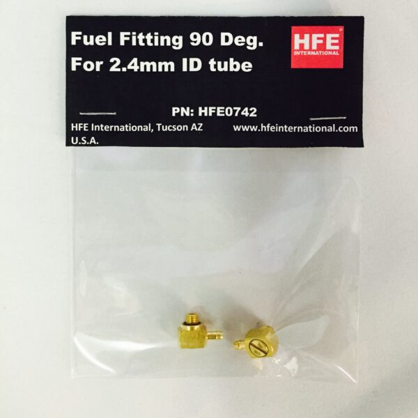 Fuel Fitting 90 Degrees (2 per pack)