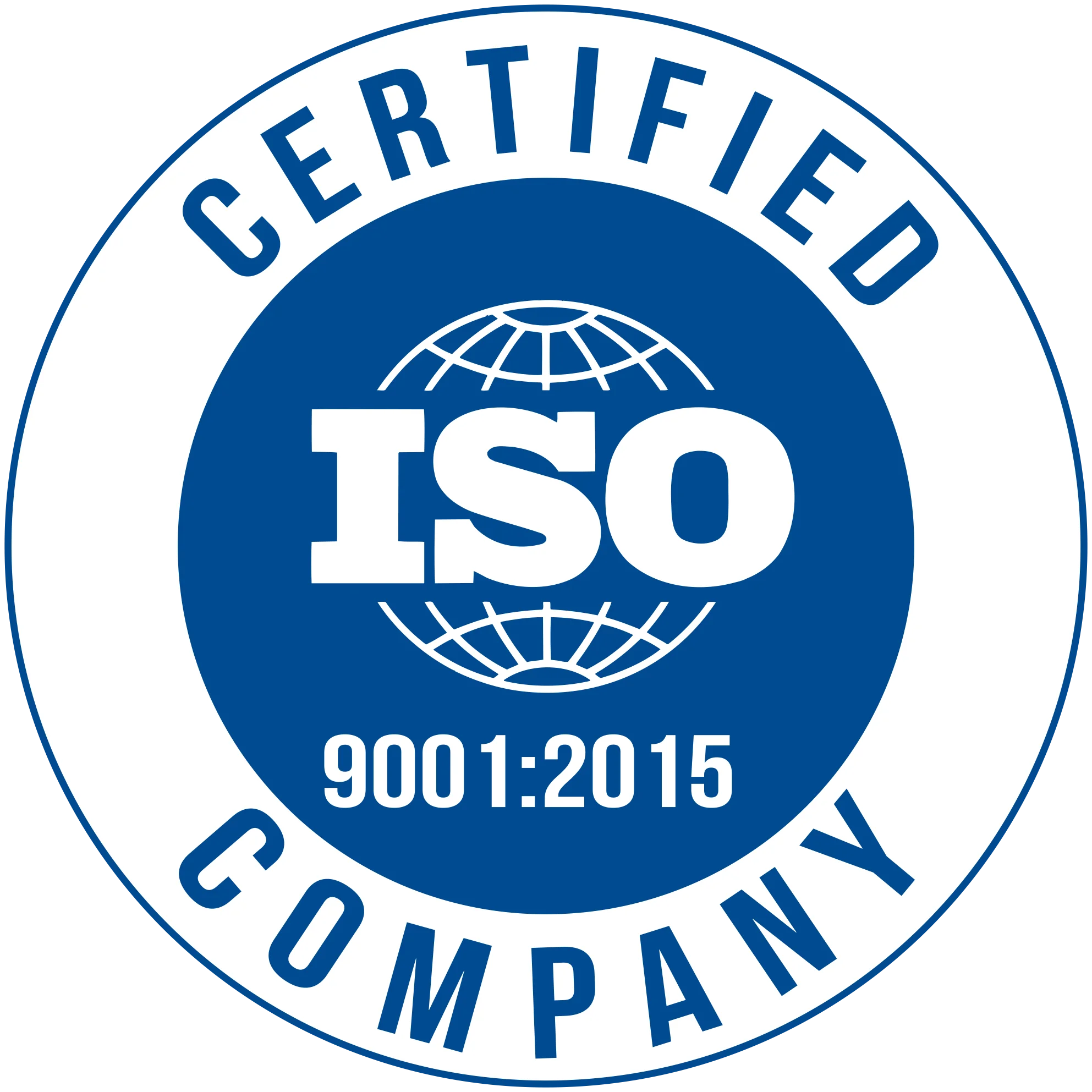 ISO certified company logo